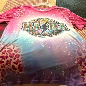 Leopard print Mama T shirt bundle